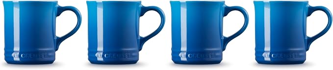 Le Creuset Stoneware Vancouver Mug, Set of 4, 14 oz. each, Marseille - Image 3