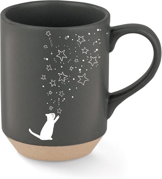 Fringe Studio "CELESTIAL CAT" Stoneware New York Mug, PetShop Collection (429073) by FringeStudio