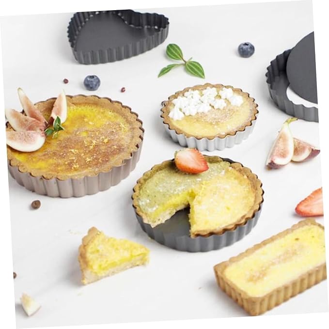 SHOWERORO 2pcs Non-stick Tart and Pizza Baking and Molds for Home Kitchen for Cakes Pies and Pastries Easy Release Design - Image 5