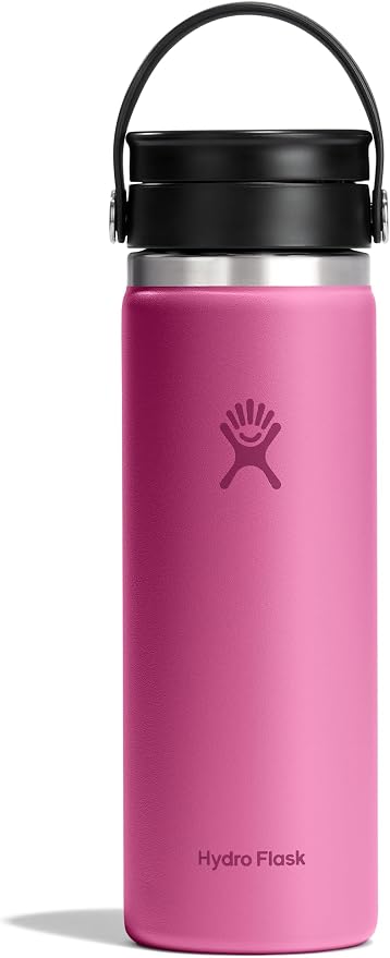 Hydro Flask Flex Sip Coffee Tumbler – Insulated Stainless Steel, Non Spill, Leak Proof Travel Coffee Cup 20 Oz Reef Pink by Unknown