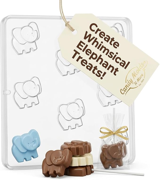 Elephant Chocolate Candy Mold (1334) - Image 6