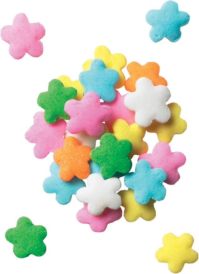 DECOPAC Quins Fancy Sprinkles, 19.5oz, Candy Sprinkles in Handheld Container, Edible Sprinkles For Celebration Cakes, Cupcakes, Cookies - Flower Shape Quins - Image 5