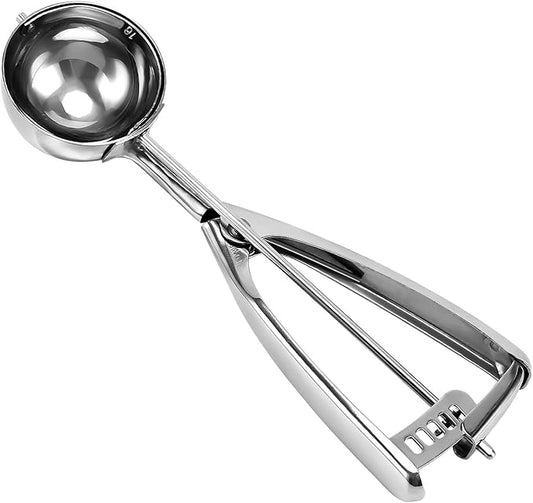 Large Cookie Scoop, 4 Tbsp / 60 MZ / 2 OZ, Size #16 Cookie Dough Scoop, Muffin Scoop for Baking