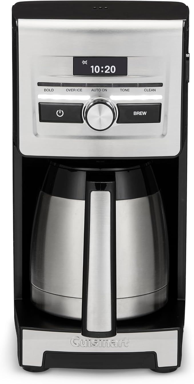 Cuisinart Personal Brew 10-Cup Thermal Coffee Maker, Fully Automatic Programmable Coffee Machine with Hot or Over Ice Options, Brew Strength Control, 52 Ounce Removable Water Reservoir, DCC-10 by Cuisinart