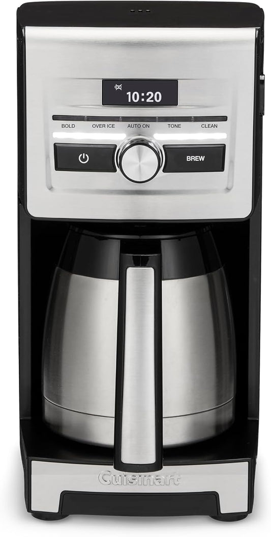 Cuisinart Personal Brew 10-Cup Thermal Coffee Maker, Fully Automatic Programmable Coffee Machine with Hot or Over Ice Options, Brew Strength Control, 52 Ounce Removable Water Reservoir, DCC-10 by Cuisinart