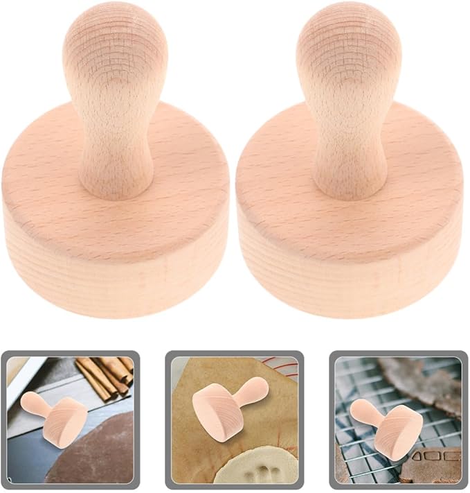 Wooden Tart Pan for Easy Demolding 2pcs with Removable Bottom round Mini Egg Tart Mold Baking Tool Beige Baking Tamper for Home and DIY Cake Pastry for Pies and Quiches - Image 9