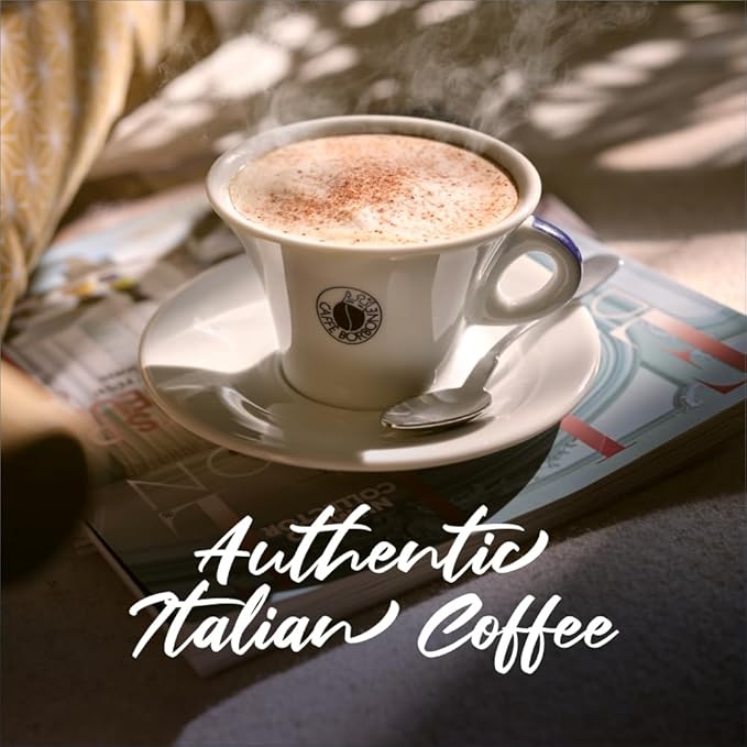 Caffè Borbone, Whole Bean Coffee Blend, 100% Arabica, Medium Roast, Roasted and Freshly Packaged in Italy, 2.2 Pound Bag (Pack of 2)