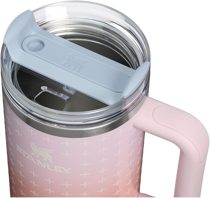 STANLEY Quencher H2.0 Flow State Tumbler, 40 oz, Sorbet Plus | Handle and Straw | 3-Position Lid | Cup Holder Compatible for Travel | Insulated Stainless Steel Cup | BPA-Free - Image 2