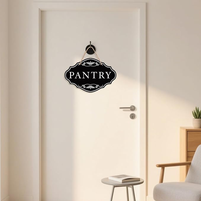 Large Pantry Sign 8" × 12" Rust-Proof Aluminum Metal Signs for Door | Pantry Wall Decor, Waterproof, for Kitchen, Home, Food Storage, Coffee Shop, Restaurant, Office Wall Decor - Image 6