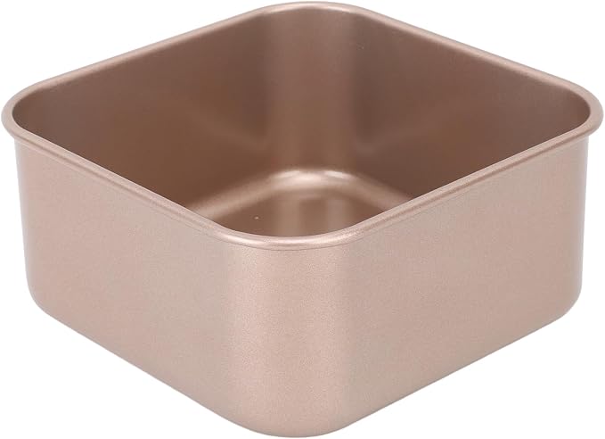 Headerbs Baking Sheet Pan, Deep Square Non Stick Carbon Steel Cookie Tray, Thickened Stackable Bakeware for Cake Bread Pizza Pastry Roasting Meat in Home Oven Kitchen (Medium) by HYC