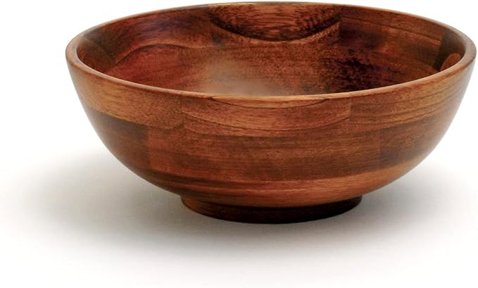 Lipper Cherry Finish 4 Piece Footed Bowl Set