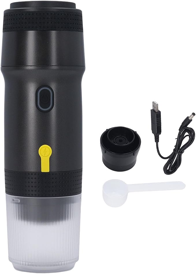 Semme Portable Coffee Maker 3 in 20Bar Cordless Capsule Coffee Machine for/DGGround 7500mAh Battery Travel Home Use Compact Easy - Image 6