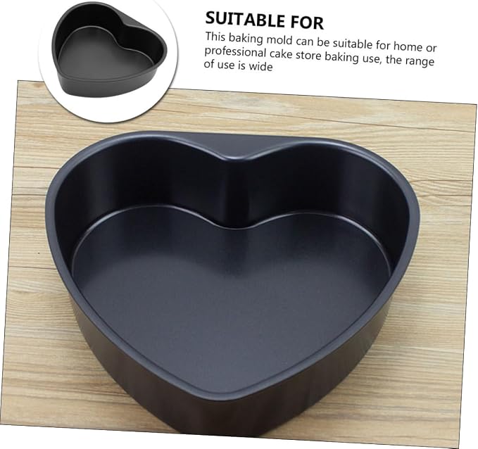 Heart Shaped Baking Pan Cake Pan Fat Oven Microwave Safe Detachable Bottom - Image 6