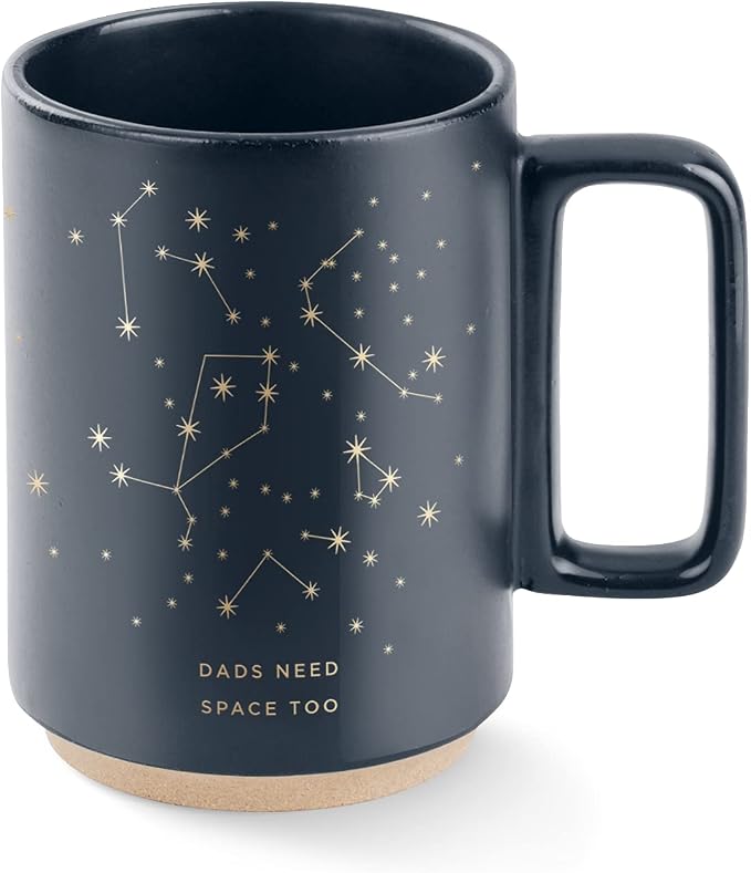 Fringe Studio Utah Mug, Space Dad (483006), Navy, 12 fl oz by FringeStudio