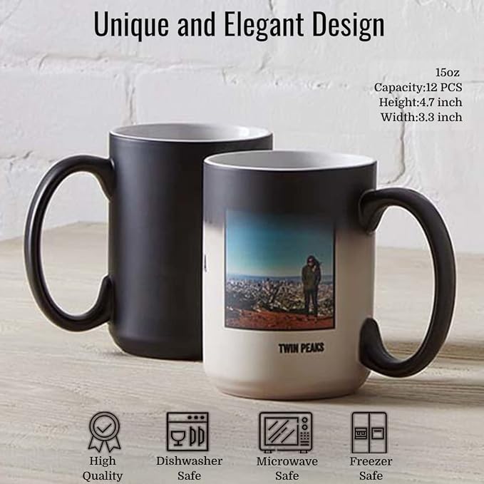 TANGLONG 15oz Tazas Magicas Para Sublimacion Mug Set of 12-Color Changing | Ceramic Cup,Tazas Para Sublimar for Milk, Hot Cocoa,Sublimation Blanks,Heat Sensitive Coffee Mugs for homemade gifts - Image 3