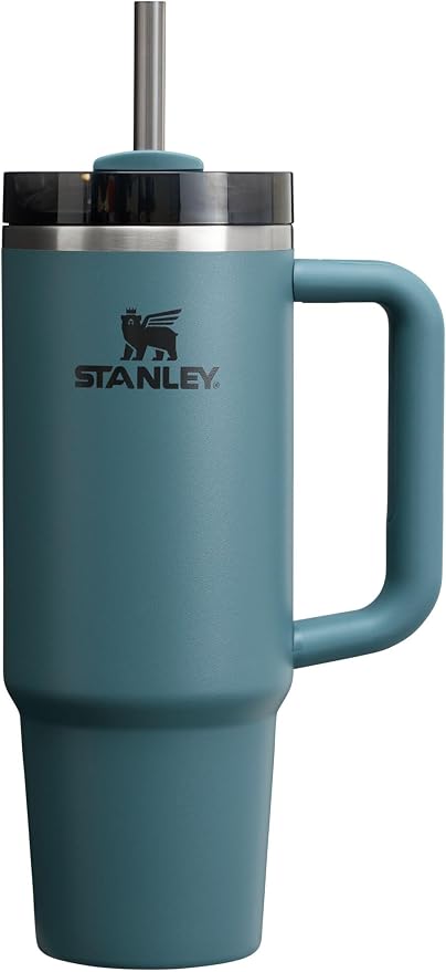 STANLEY Quencher H2.0 Flow State Tumbler, 30 oz, Blue Spruce | Handle and Straw | 3-Position Lid | Cup Holder Compatible for Travel | Insulated Stainless Steel Cup | BPA-Free by Unknown