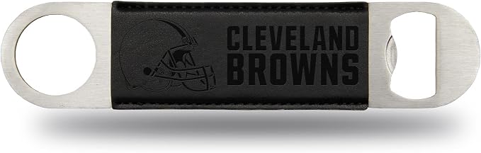 Rico Industries NFL Laser Engraved Bar Blade Faux Leather Laser Engraved Bar Blade - Great Beverage Accessory for Game Day by RicoIndustries