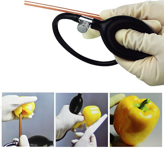 DUEBEL 17.7 by 1.6 inch Sugar Blowing Pump, Sugar Blower for Candy Art