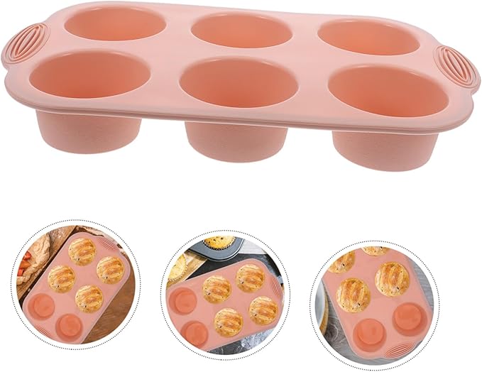 Reusable Silicone Muffin Pan Bakeware Mold High Temperature Resistant Nonstick Cupcake Baking Tray for Oven Multipurpose Cake and Bread Baking Tool in Nordic