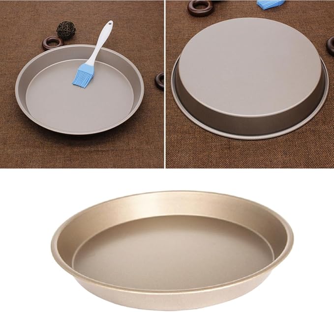 Healifty Inch Nonstick Carbon Steel Baking Pan for Bread and Cake High Temperature Resistance and Easy to Clean Surface, round Shape for Restaurant and Home Use - Image 9