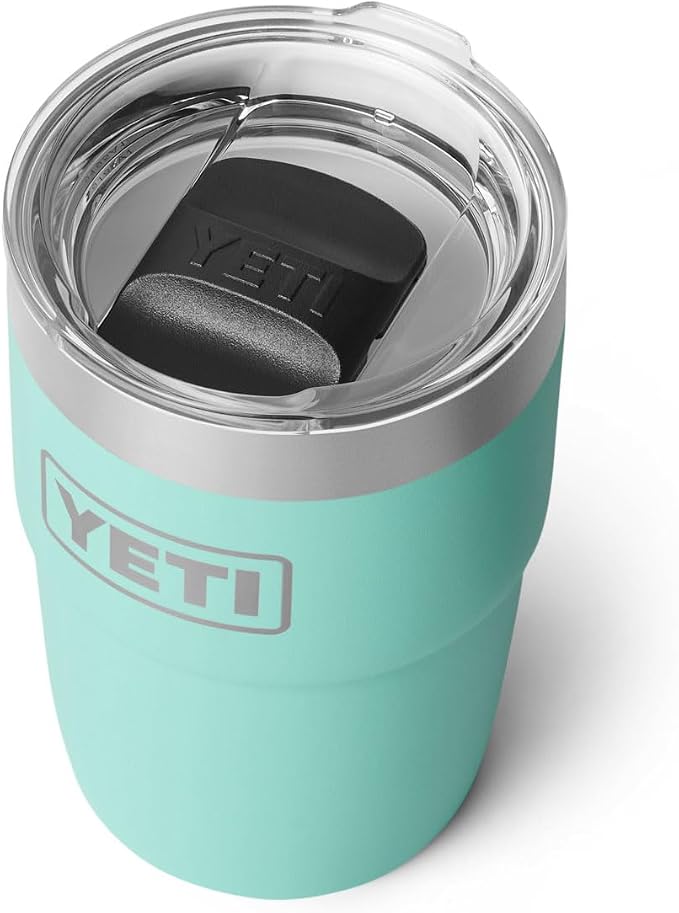 YETI Rambler 8 oz Insulated Coffee Mug with Lid - Stackable Double-Wall Vacuum Insulated Coffee Cup - DuraSip Ceramic Lining - Barista-Friendly Design - Stainless Steel - Dishwasher Safe - Image 3