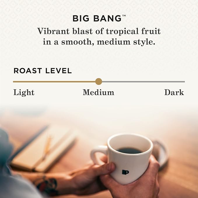 Peet's Coffee, Medium Roast Ground Coffee - Big Bang 18 Ounce Bag