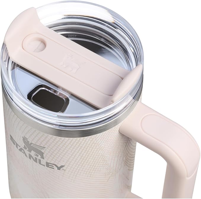 STANLEY Quencher H2.0 Flow State Tumbler, 30 oz, Sahara Plume | Handle and Straw | 3-Position Lid | Cup Holder Compatible for Travel | Insulated Stainless Steel Cup | BPA-Free - Image 2