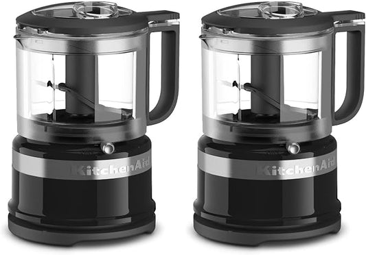 KitchenAid KFC3516OB 3.5 Cup Food Chopper, Onyx Black (Pack of 2) by Unknown