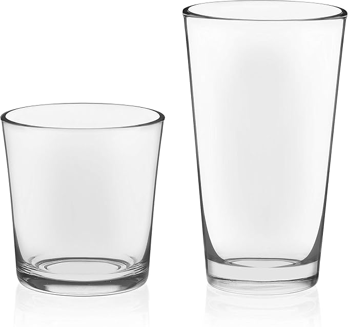 Libbey Preston Tumbler & Rocks Drinking Glasses Set of 16, All-Purpose Cups | 16 oz and 13 oz Capacities for Water, Juice, Cocktails, and More with Wide Mouths and Dishwasher-Safe Cleanup - Image 9