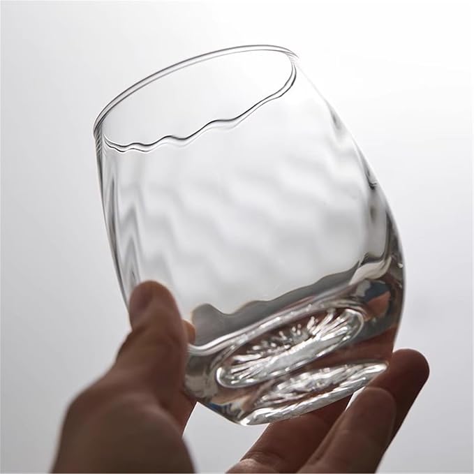 drinking glassware Textured Stemless Crystal Drinking Glasses(Small) - Image 3
