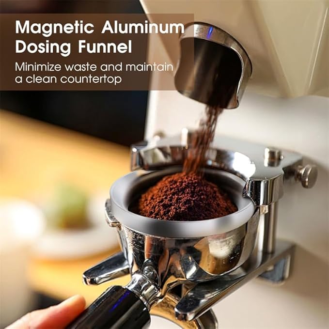 58mm Espresso Accessories Kit, Espresso Distribution Tool, Spring Loaded Calibrated Tamper and Dosing Funnel Set, Coffee Distributor Leveler Fits Breville 58 mm Machines and Portafilter