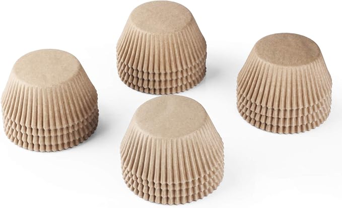 Caperci Standard Natural Cupcake Liners 500 Count, No Smell, Grease-Proof Paper Muffin Liners, Food-grade Baking Cups for Cupcakes, Muffins, Nuts - Image 6
