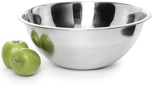YBM HOME Pack of 12 Heavy Duty Deep Quality Stainless Steel Mixing Bowl for Serving Mixing Baking and Cooking 1190-12 (20 Quart)