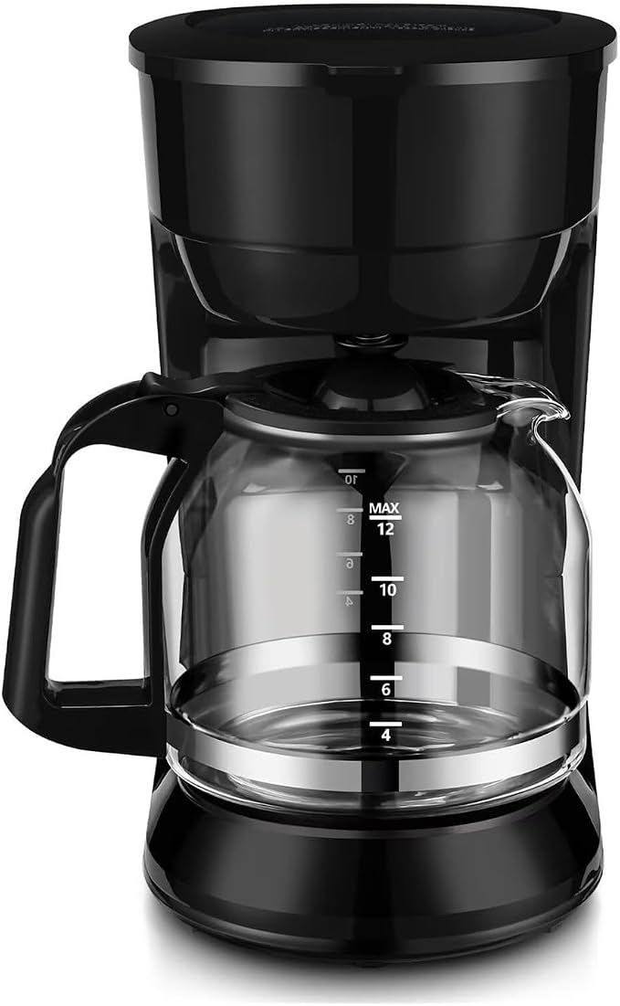 Coffee Makers, 12-Cup Coffee Machines with Reusable Filter | Removable Filter Basket, Keep Hot(5-Cup) - Image 7