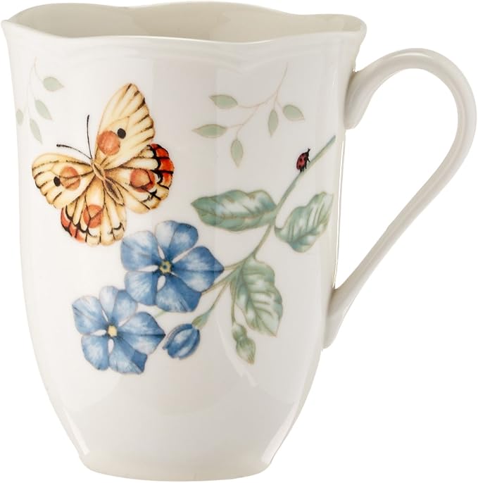 Lenox Dinnerware Set, Butterfly Meadow 18-Piece Set, Service For 6, White Porcelain, Butterfly And Flower Designs, Plates And Bowls Sets, Dishwasher Safe, Home & Kitchen (Assorted, 18 Pieces) - Image 17