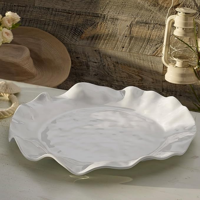 Beatriz Ball Havana Round Platter, White - Image 6