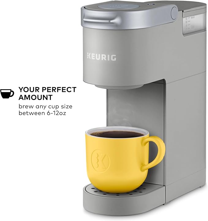 Keurig K-Mini Single Serve K-Cup Pod Coffee Maker, 6 to 12oz Brew size, with Cord Storage, Perfect for Small Spaces, Studio Gray - Image 4