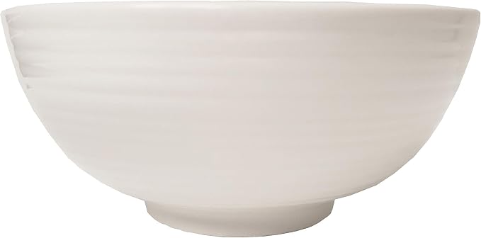 TTU Tabletops Gallery Embossed Bone White Porcelain Round Dinnerware Collection- Chip Resistant Scratch Resistant, Contempo 12 Piece Dinnerware Set (Dinner Plate, Salad Plate, Cereal Bowl) - Image 9