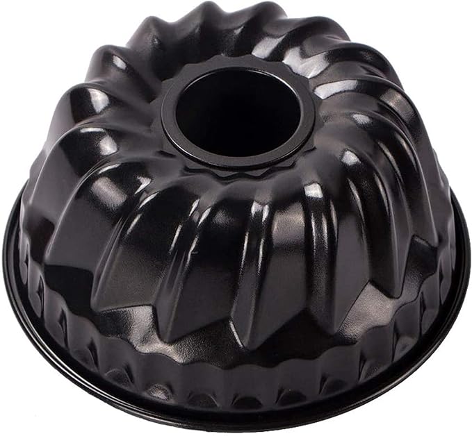 Webake 7 Inch Fluted Tube Pan Non-stick, Heavy Duty Carbon Steel Kugelhopf Cake Baking Mold for 6QT 8QT Insta Pot by Webake