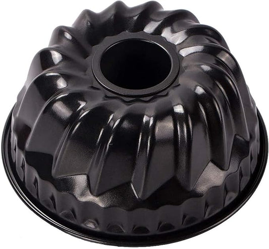 Webake 7 Inch Fluted Tube Pan Non-stick, Heavy Duty Carbon Steel Kugelhopf Cake Baking Mold for 6QT 8QT Insta Pot by Webake