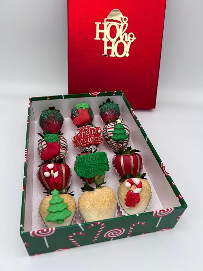Christmas Silicone Molds Set – Tree, Stocking, Candy Cane & Holiday Phrases – Christmas Candle Molds,chocolate mold, Soap Molds, Wax Melts – Food-Grade Silicone – Reusable & Flexible