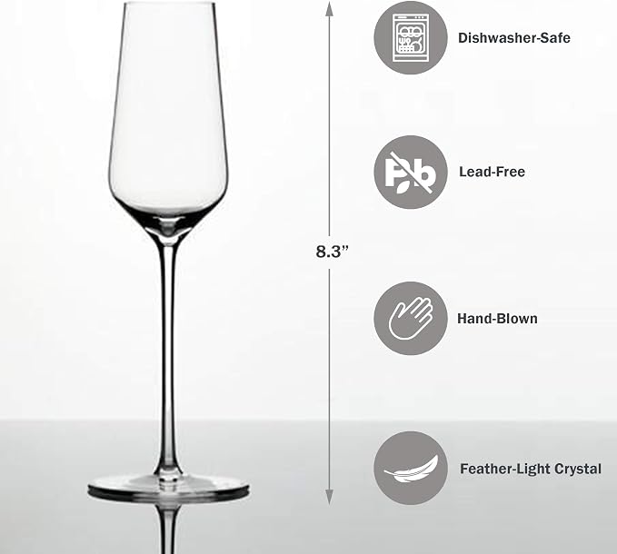 Zalto Denk'Art Digestif Hand-Blown Crystal Wine Glasses| Set of 6 - Image 2