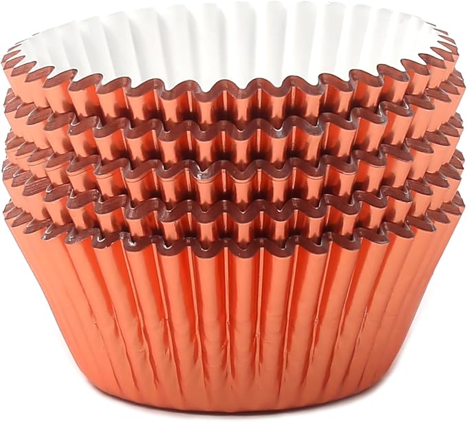 Standard Champagne Gold Foil Cupcake Liners Muffin Baking Cups for Party and More, 100-Count - Image 4