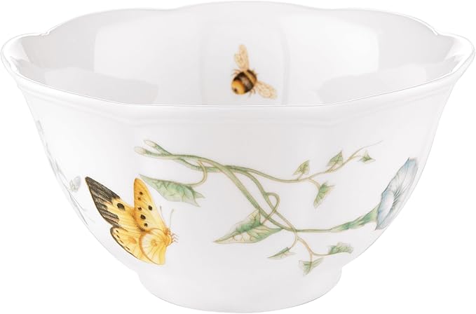 Lenox 792566 Butterfly Meadow 4-Piece Rice Bowl Set , White - Image 2