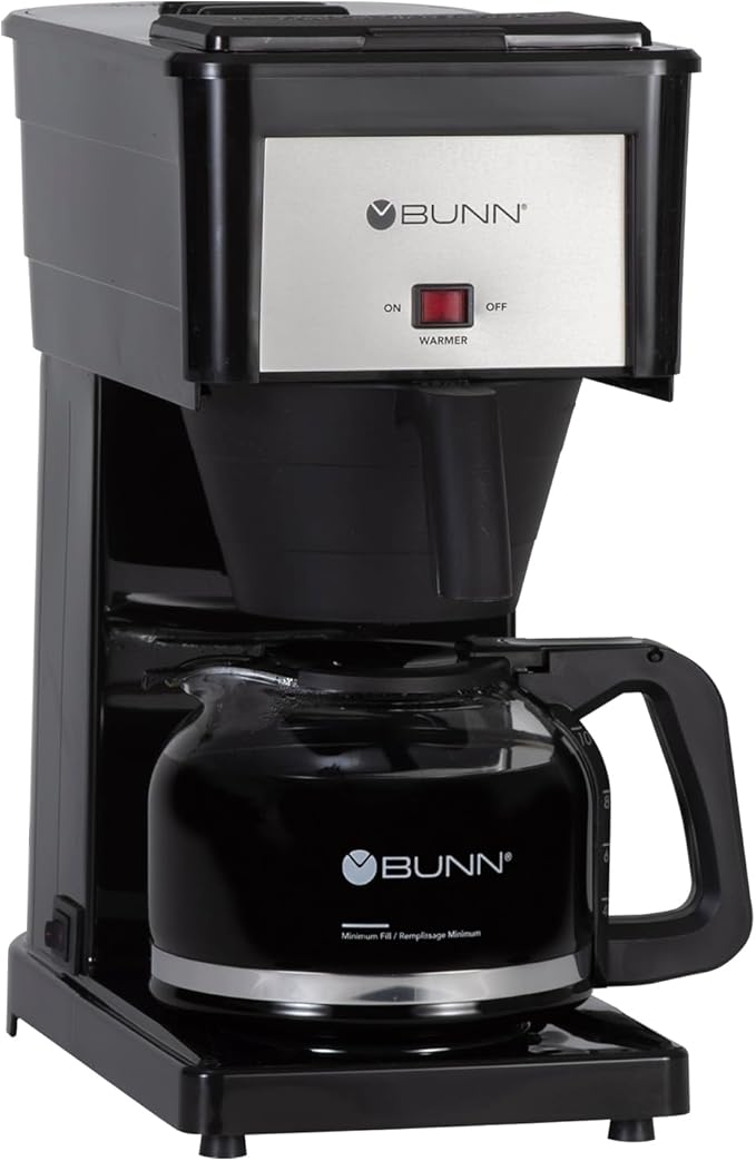 BUNN GRB Velocity Brew 10-Cup Home Coffee Brewer, Black by BUNN