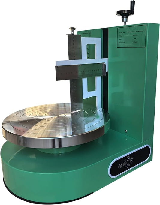 Cake Decorating Coating Machine 200W Cream Spreading Turntable with Graduated Scraper 60-320RPM Rotating Speed for 4-12inch Cakes