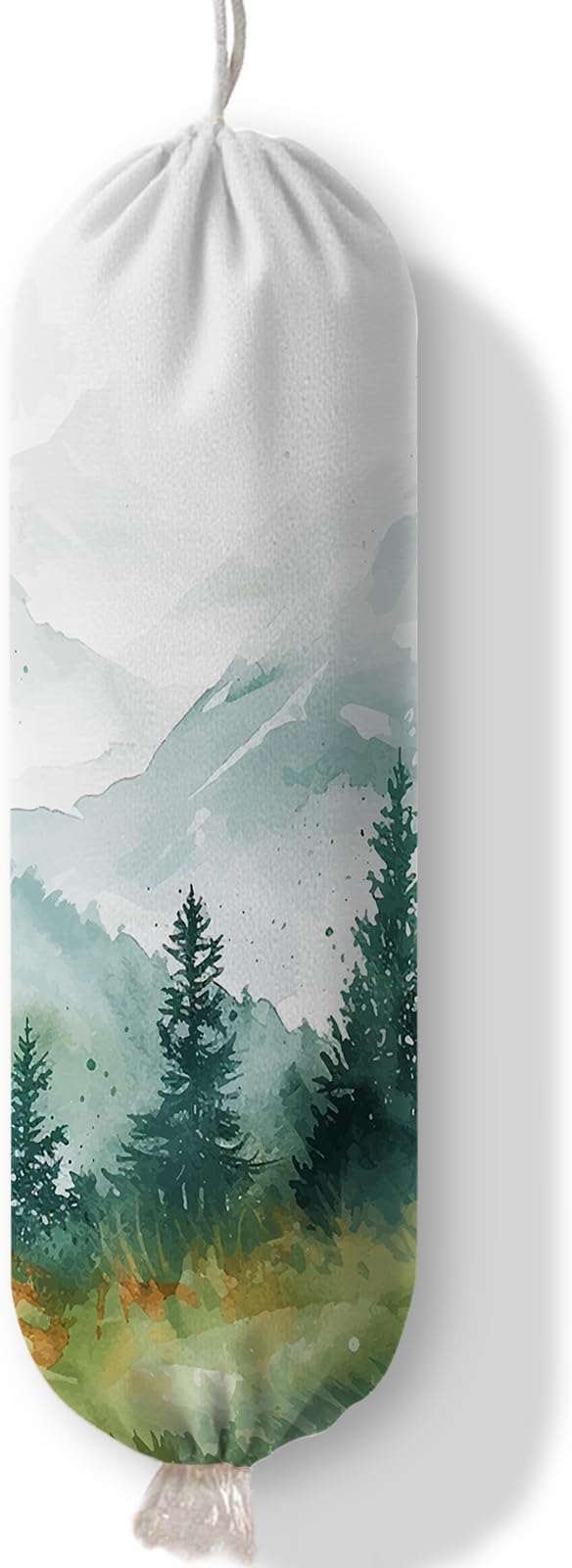 Forest Plastic Bag Holder Dispenser, Plastic Grocery Bag Organizer & Wall Mount Paper Trash Bags Saver Storage for Kitchen Home Pantry Decor, Forest Kitchen Decor Shopping Bags Storage Dispenser by Ialtsidws