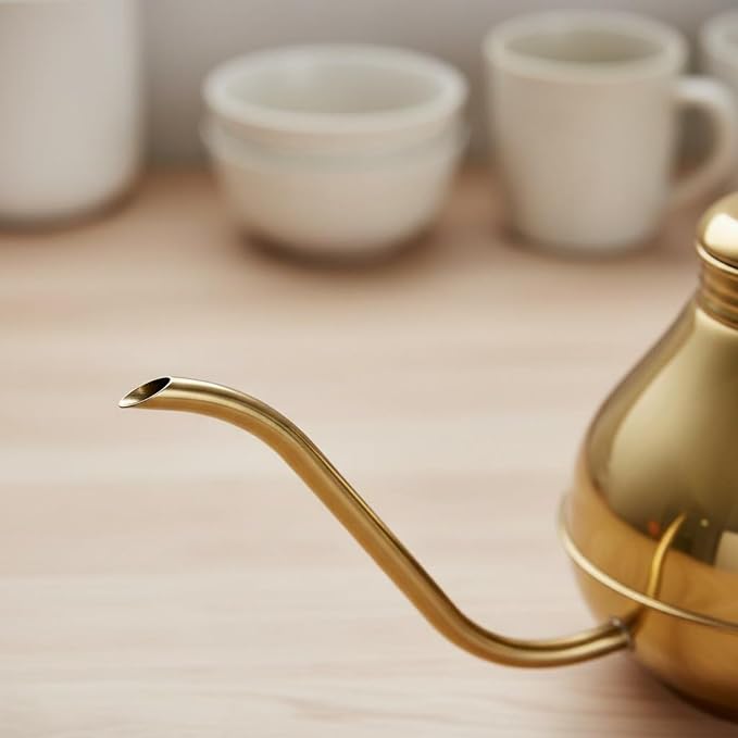 Coffee Kettle Gooseneck Kettle Pour Over Kettle Teapot Stainless Steel Polished Finish Controlled Pour Comfortable Anti Slip Handle suitable for home - Image 5