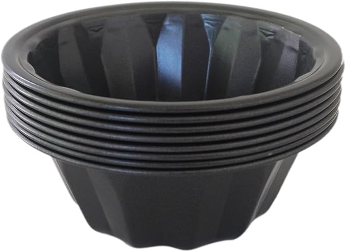 4 Inch Mini Fluted Cake Pan, Carbon Steel Round Cake Mold, 8 Pack | Nonstick Flan Pan for Cakes, Tarts, Pies, Muffin, Cupcake, Pizzas - Image 6