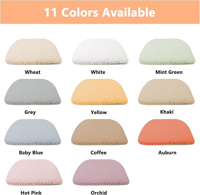 Plush Chair Cushion, Oval Chair Cushion Pad,Ultra Soft Nonslip Seat Pad,Comfortable Chair Cushion Cover,2PCS Memory Foam Chair Seat Cushion for Home Office Kitchen Dining Chairs Grey - Image 6